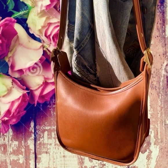 VINTAGE COACH JANICE’S LEGACY BURNISHED CROSSBODY BAG 9950 - Picture 3 of 17